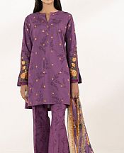 Sapphire Dirty Purple Lawn Suit- Pakistani Designer Lawn Suits