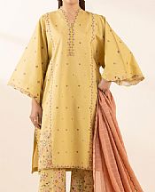 Sapphire Sand Gold Lawn Suit- Pakistani Lawn Dress