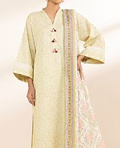 Sapphire Light Golden Lawn Suit- Pakistani Designer Lawn Suits