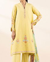 Sapphire Pale Yellow Dobby Suit- Pakistani Lawn Dress