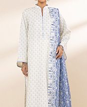 Off White Lawn Suit
