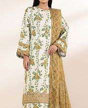 Sapphire Off-white Lawn Suit (2 Pcs)- Pakistani Lawn Dress