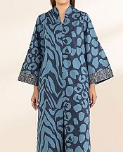 Sapphire Cerulean Blue Lawn Suit (2 Pcs)- Pakistani Designer Lawn Suits