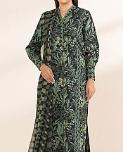 Sapphire Bottle Green Lawn Suit- Pakistani Lawn Dress