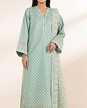 Sapphire Pastel Green Lawn Suit- Pakistani Lawn Dress