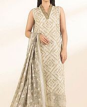 Sapphire Beige Lawn Suit- Pakistani Designer Lawn Suits