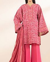 Sapphire Pink Lawn Suit- Pakistani Designer Lawn Suits