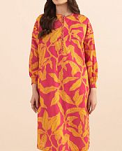 Sapphire Fuchsia/Mustard Lawn Kurti- Pakistani Lawn Dress