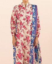 Sapphire Hot Pink/Ivory Lawn Suit (2 pcs)- Pakistani Lawn Dress
