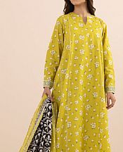 Sapphire Lime Yellow Lawn Suit- Pakistani Designer Lawn Suits