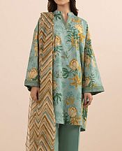 Sapphire Summer Green Lawn Suit- Pakistani Designer Lawn Suits