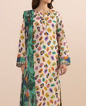 Sapphire Pearl Bush/Multi Lawn Suit (2 pcs)- Pakistani Designer Lawn Suits