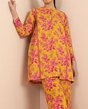 Sapphire Mustard/Pink Lawn Suit (2 pcs)- Pakistani Lawn Dress