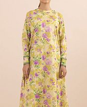 Sapphire Yellow/Light Plum Lawn Suit (2 pcs)- Pakistani Designer Lawn Suits
