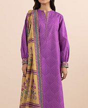 Sapphire Purple Lawn Suit- Pakistani Designer Lawn Suits