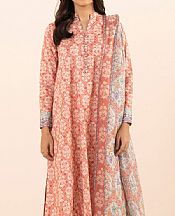 Sapphire Salmon Pink Lawn Suit- Pakistani Lawn Dress
