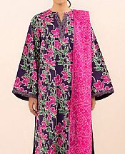 Sapphire Dark Purple Lawn Suit- Pakistani Designer Lawn Suits