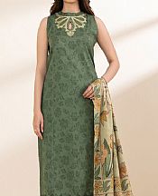 Sapphire Green Lawn Suit (2 Pcs)- Pakistani Lawn Dress