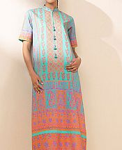 Sapphire Turquoise Lawn Suit (2 Pcs)- Pakistani Designer Lawn Suits