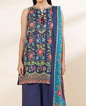 Sapphire Navy Blue Lawn Suit- Pakistani Lawn Dress