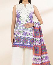 Sapphire White Lawn Suit- Pakistani Designer Lawn Suits