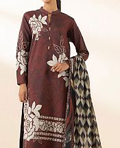 Sapphire Maroon Lawn Suit- Pakistani Designer Lawn Suits