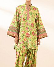Sapphire Parrot Green Lawn Suit (2 Pcs)- Pakistani Lawn Dress