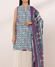 Sapphire Multi Lawn Suit (2 pcs)- Pakistani Designer Lawn Suits