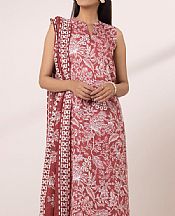 Sapphire Dusty Red/White Lawn Suit- Pakistani Lawn Dress