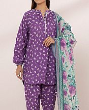 Sapphire Purple Lawn Suit- Pakistani Lawn Dress