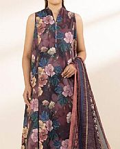 Sapphire Brown Lawn Suit- Pakistani Designer Lawn Suits