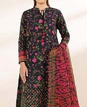 Sapphire Black Lawn Suit (2 pcs)- Pakistani Lawn Dress