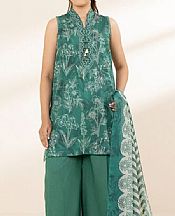 Sapphire Viridian Green Lawn Suit (2 pcs)- Pakistani Designer Lawn Suits