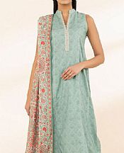 Sapphire Mint Green Lawn Suit (2 pcs)- Pakistani Lawn Dress