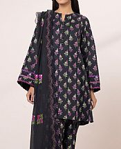 Sapphire Black Lawn Suit- Pakistani Lawn Dress