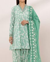 Sapphire Mint Green/White Lawn Suit- Pakistani Designer Lawn Suits