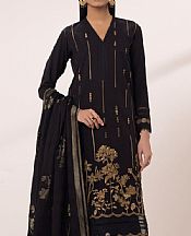 Sapphire Black Dobby Suit (2 pcs)- Pakistani Designer Lawn Suits