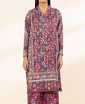 Sapphire Plum Lawn Suit (2 pcs)- Pakistani Designer Lawn Suits