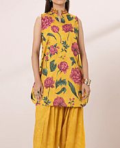 Sapphire Mustard Lawn Suit (2 pcs)- Pakistani Designer Lawn Suits