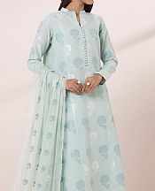 Sapphire Light Blue Jacquard Suit- Pakistani Lawn Dress