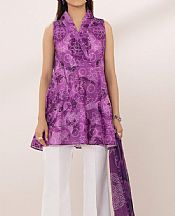 Sapphire Violet Lawn Suit (2 pcs)- Pakistani Designer Lawn Suits