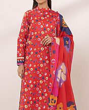 Sapphire Persian Red Lawn Suit- Pakistani Designer Lawn Suits
