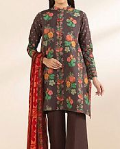 Sapphire Brown Lawn Suit- Pakistani Designer Lawn Suits