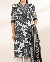 Sapphire Black/Off White Lawn Suit- Pakistani Lawn Dress