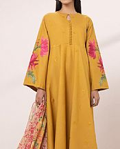 Sapphire Mustard Cambric Suit- Pakistani Designer Lawn Suits