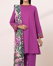 Sapphire Warm Purple Lawn Suit- Pakistani Designer Lawn Suits