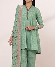 Sapphire Summer Green Lawn Suit- Pakistani Designer Lawn Suits