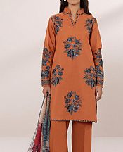 Sapphire Orange Lawn Suit- Pakistani Lawn Dress