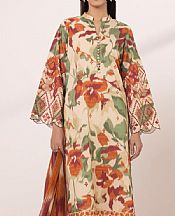 Sapphire Ivory/Multi Lawn Suit- Pakistani Lawn Dress