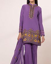 Sapphire Muted Purple Lawn Suit- Pakistani Designer Lawn Suits